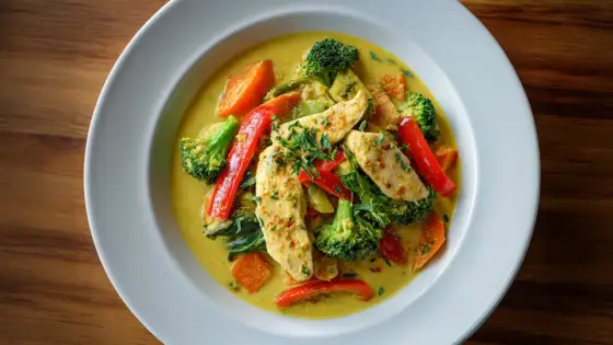 Curry-Geschnetzeltes saftig zubereiten mit cremiger Soße